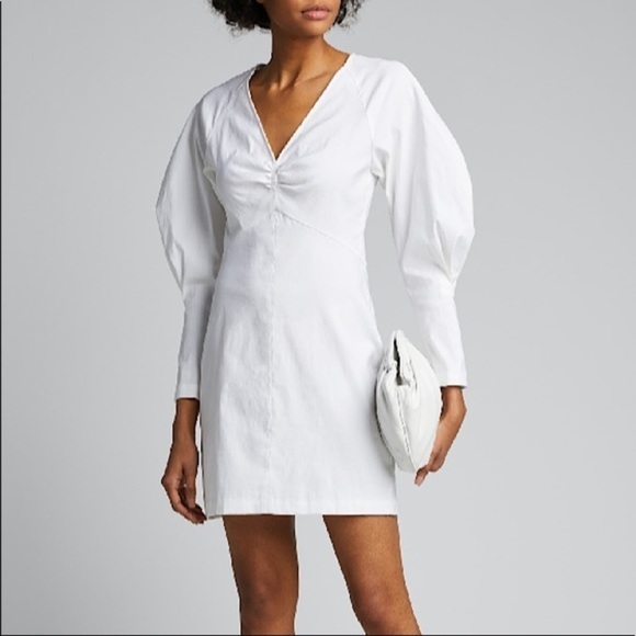 NWT A.L.C Aila Long Sleeve Linen Blend Minidress - Picture 4 of 11